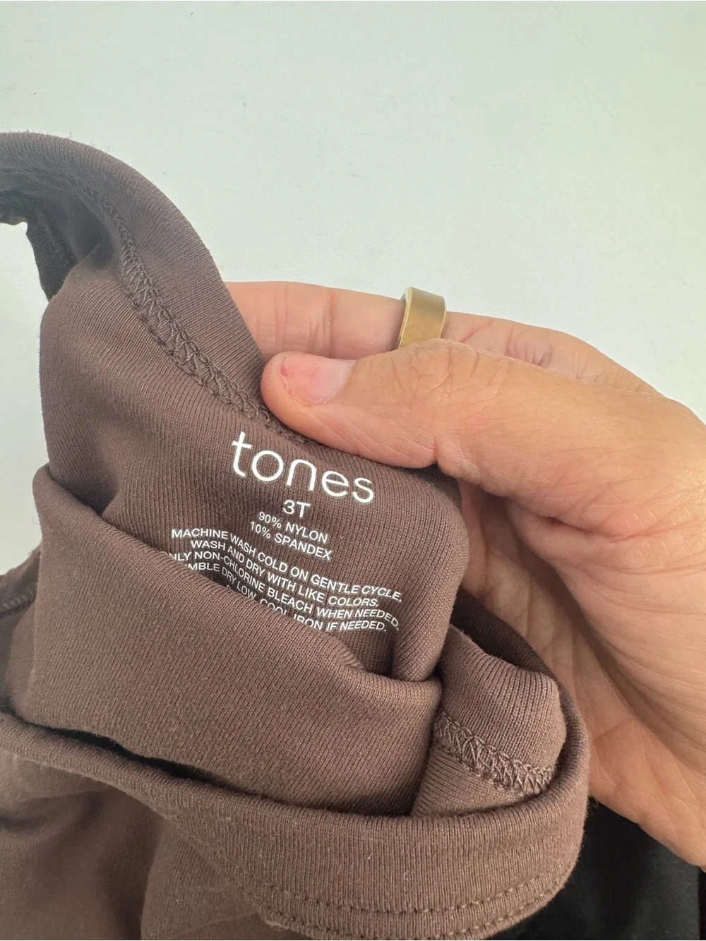Tones Lot of 3 Bodysuits Brown Black Sleeveless & Pink Long Sleeve SET Size 3T